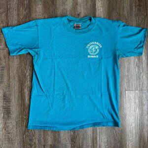 Vintage 80s University of Hawaii T-Shirt - size XLarge single stitch